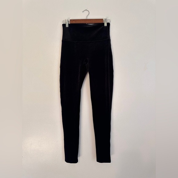 Spanx Velvet Sculpting High Waist Leggings 2070 Black Size M - Picture 2 of 6